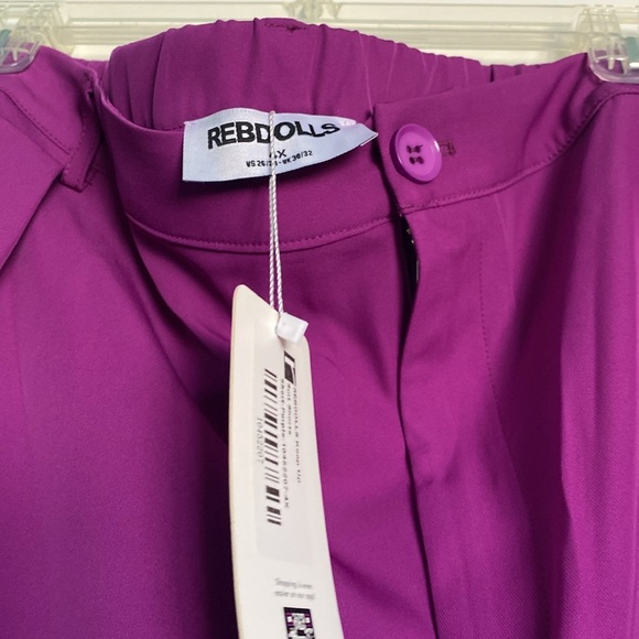 Rebdolls purple suit shorts - Picture 2 of 7